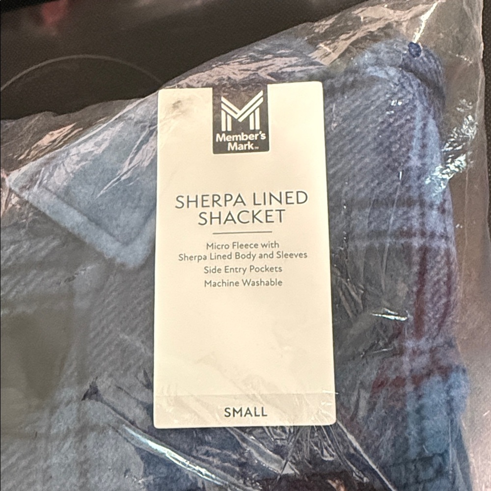 Member's Mark Sherpa Lined Shacket - Blue